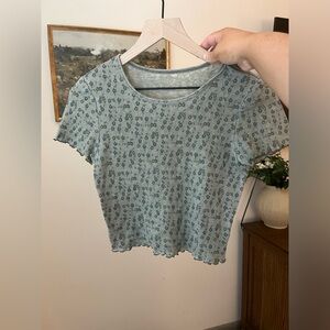 American Eagle Floral Crop Top